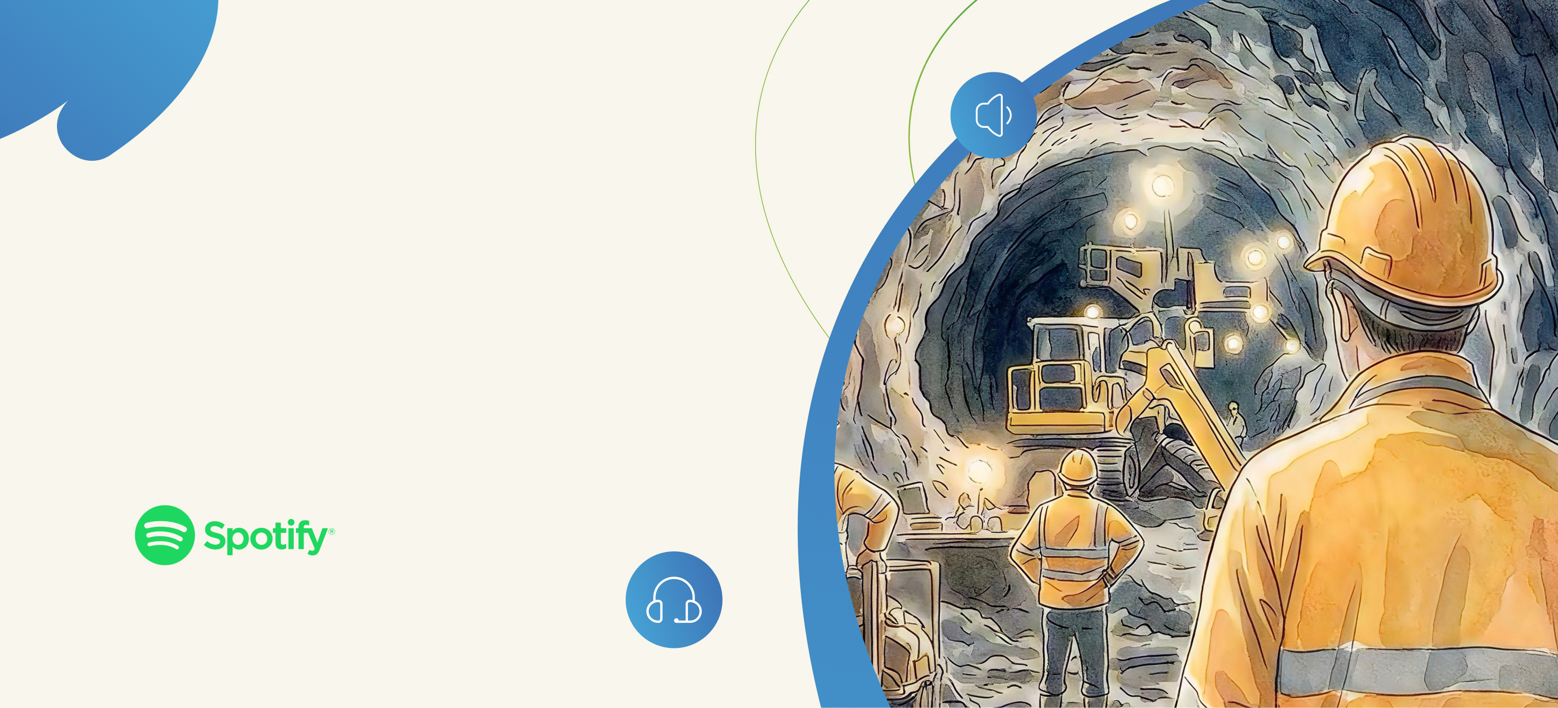 Ilustración de trabajadores en túnel durante el encauzamiento del río Torrentes